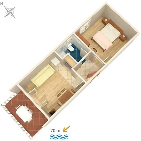 Apartment Uvala Soline 448d